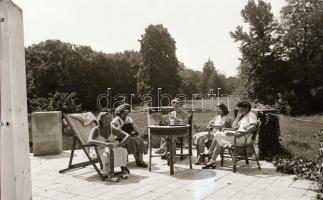 cca 1963 Zsennyei kastély és művésztelep, 5 db szabadon felhasználható, nagyméretű, professzionális ...