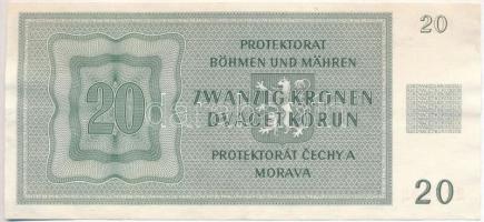 Német Harmadik Birodalom / Cseh-Morva Protektorátus 1944. 20K T:II
German Third Reich / Protectorat...