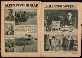 cca 1930-1940 Kb 12 db képes újság. Többféle, Képes Pesti Hírlap. A Pesti Hírlap vasárnapja, egyéb