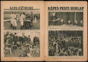 cca 1930-1940 Kb 15 db képes és sport újság. Többféle, Képes Pesti Hírlap. A Pesti Hírlap vasárnapja, egyéb.