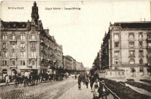 Budapest XIII. Lipót körút, Magaziner Lajos ablak-redőny gyára, tudakozó iroda, villamos (kis szakadás / small tear)