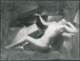 cca 1930 Angelo (1894-1974) vintage alkotásairól készült 3 db mai nagyítás, 15x10 cm és 18x13 cm köz...