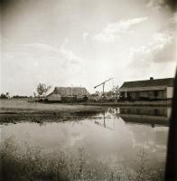 cca 1935 Békéscsaba környéki tanyák, 13 db szabadon felhasználható vintage negatív Thöresz Dezső (19...