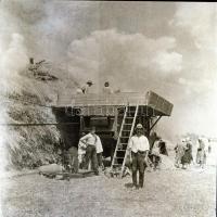 cca 1935 Békéscsaba környéki tanyák, 13 db szabadon felhasználható vintage negatív Thöresz Dezső (19...