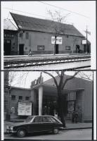 cca 1973 Budapest, 13 db mozi utcai portálja, korabeli vintage negatívokról készült mai nagyítás, 13...