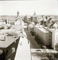 cca 1970 Kecskeméti városképek, 13 db vintage negatív Medgyesi László (?-?) hagyatékából, 6x6 cm