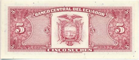 Ecuador 1988. 5S T:I festékfo.(?)
Ecuador 1988. 5 Sucres C:UNC paint spots(?)
Krause 120A