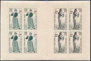 Vöröskereszt bélyegfüzet, Red Cross stamp-booklet