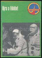 1980 Az első szovjet-magyar űrrepülés, képekkel illusztrált poszter, 47x68 cm + Dobi István kitüntet...