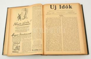 1942 Uj Idők hetilap. Szerk.: Herczeg Ferenc, XLVIII. 1-26. számok, fél évfolyam. Bp., Singer és Wol...