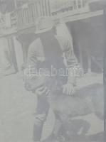 1918 ,,Tombafront" feliratú borítékban 21 db vintage negatív egy, az I. világháborúban szolgála...