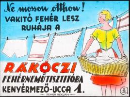 cca 1946 Fekete György (1904-1990) budapesti fényképész reklámgrafikái különféle szolgáltatásokról, ...