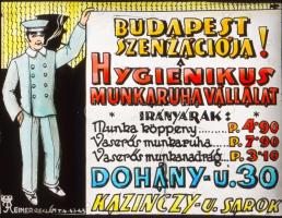 cca 1946 Fekete György (1904-1990) budapesti fényképész reklámgrafikái különféle szolgáltatásokról, ...