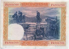 Spanyolország 1936 (1925). 100P T:II-,III
Spain 1936 (1925). 100 Pesetas C:VF,F
Krause 69c