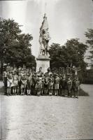 cca 1930 Cserkészek, 4 db vintage negatív, 6x9 cm