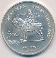 1990. 500Ft Ag "Mátyás király / Beatrix" T:BU
Adamo EM113