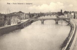 Pisa, Ponte Solferino e Lungarno / bridge