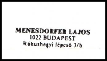 cca 1981 Menesdorfer Lajos: Hogy látva lássanak, pecséttel jelzett vintage fotóművészeti alkotás, 40...