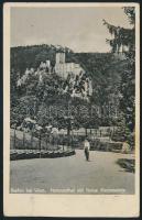 cca 1920-1930 Teleki Pál saját kézzel írt sorai feleségének küldött levelezőlapon