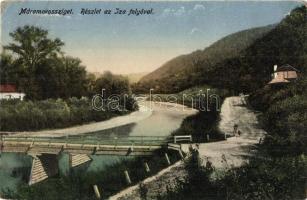 Máramarossziget, Sighetu Marmatiei - 3 db RÉGI városképes lap, Iza folyó, vasútállomás, Lónyay út / ...