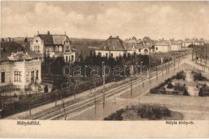 Budapest XVI. Mátyásföld, Mátyás király tér, villa sor, Varga Sándor kiadása (EK)