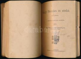 Rácz Kálmán: Kocsi Csergő Bálint / Forgács Gyula: Nagy Heródes és utódai. Debrecen, 1933, Városi Nyo...