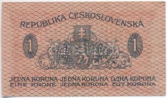 Csehszlovákia 1919. 1K T:I- Czechoslovakia 1919. 1 Korun C:AU Krause 6
