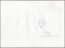 cca 1972 Gebhardt György (1910-1993): Hortobágy, aláírt vintage fotóművészeti alkotás, 30x40 cm