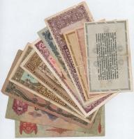 1930-1946. 11db-os vegyes magyar pengő és adópengő bankjegy tétel T:III,III-