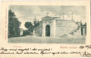 1899 Szob, Kálvária, Hegedüs Lajos kiadása, W. S. (vágott / cut)