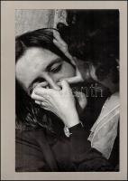 cca 1971 Marinkay István (?-?) 2 db feliratozott vintage fotóművészeti alkotása, 37,5x24 cm és 38,5x25 cm