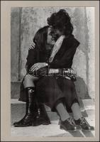 cca 1971 Marinkay István (?-?) 2 db feliratozott vintage fotóművészeti alkotása, 37,5x24 cm és 38,5x...