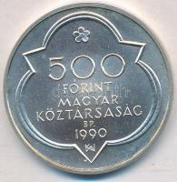 1990. 500Ft Ag "Mátyás Király - Buda" T:BU
Adamo EM114