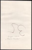 cca 1972 Magyar Alfréd 2 db feliratozott vintage fotóművészeti alkotása, kasírozva, 40x24 cm és 37,5...