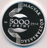 2010. 5000Ft Ag "Úszó EB" T:PP