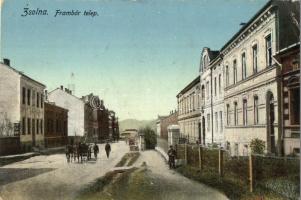 Zsolna, Zilina; Frambór telep, Buxbaum József kiadása / street, quarter (kis szakadás / small tear)