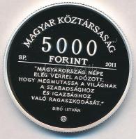 2011. 5000Ft Ag "Bibó István" T:PP