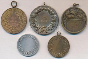 5db-os vegyes magyar díjérem tétel az 1920-as évekből, közte 1935. "Gyopár T.E. Hölgy II. hely&...