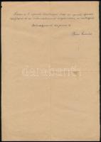 1946 Balassagyarmatra internált csendőr önéletrajza az igazoló bizottsághoz