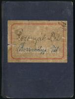 1907 Kitöltött cselédkönyv gazdasági cseléd részére, bejegyzésekkel