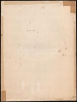 cca 1926 Kerny István (1879-1963): Mezőkövesdi kislány, pecséttel jelzett vintage fotóművészeti alko...