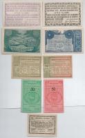 Ausztria 1920. 10-50h (9xklf) utalvány és szükségpénz, többek között Meggenhofen és Nussbach T:I-,II...