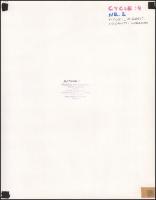 cca 1980 Wojcieck Prazmowski (Poland): In Grey, pecséttel jelzett, vintage fotóművészeti alkotás, 37...