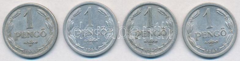 1941-1944. 1P Al (4xklf) teljes sor T:1-,2
