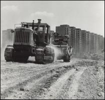 Budapest, 6 db nagyméretű vintage városkép, 27x30 cm és 40x30 cm között
