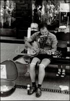 Budapest, 6 db nagyméretű vintage városkép, 27x30 cm és 40x30 cm között