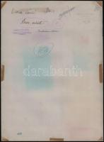 cca 1938 Osoha László (?-?): Eresz alatt, pecséttel jelzett vintage fotóművészeti alkotás, 39x28 cm