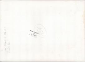 cca 1985 Kovács Pál: Rúdugró, feliratozott vintage fotóművészeti alkotás, 39x29 cm