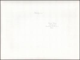 cca 1975 Vincze János (1922-1998): Hózápor Kecskeméten, feliratozott vintage fotóművészeti alkotás, ...