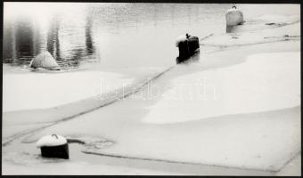 Balatoni vintage fotók, 6 db - részben feliratozott - fénykép, 17x23 cm és 40x30 cm között